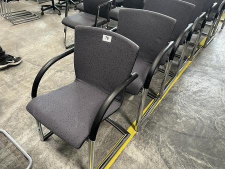 8 Stk. Braun Besprechungsstühle 8 Stk. Braun Besprechungsstühle