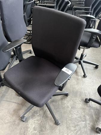 VIASIT - Neudörfler ergonomischer Bürodrehstuhl, schwarz, mit Armlehnen, Neigung, höhenverstellbar VIASIT - Neudörfler ergonomischer Bürodrehstuhl, schwarz, mit Armlehnen, Neigung, höhenverstellbar