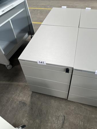 Neudörfler Rollcontainer, mit Schlüssel, silber, ca. 43x60x55cm, 4 Laden Neudörfler Rollcontainer, mit Schlüssel, silber, ca. 43x60x55cm, 4 Laden