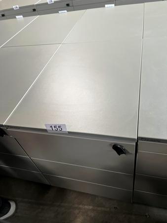 Neudörfler Rollcontainer, mit Schlüssel, silber, ca. 43x60x55cm, 4 Laden Neudörfler Rollcontainer, mit Schlüssel, silber, ca. 43x60x55cm, 4 Laden
