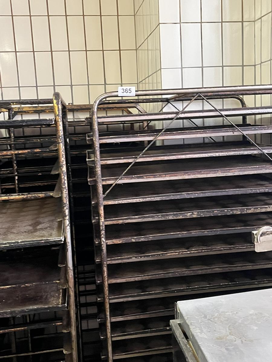 5 Stück REVENT Stikkenofen Einschubwagen
