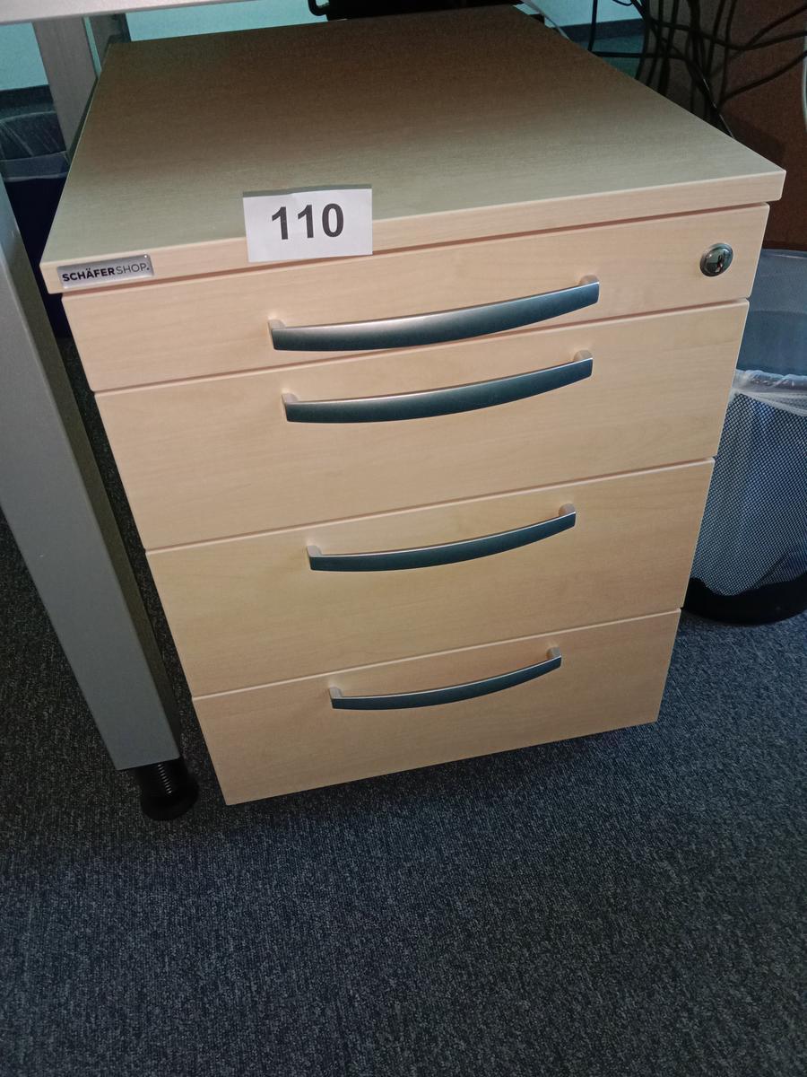 Rollcontainer ca. 44/58/60 cm mit Auszugsladen