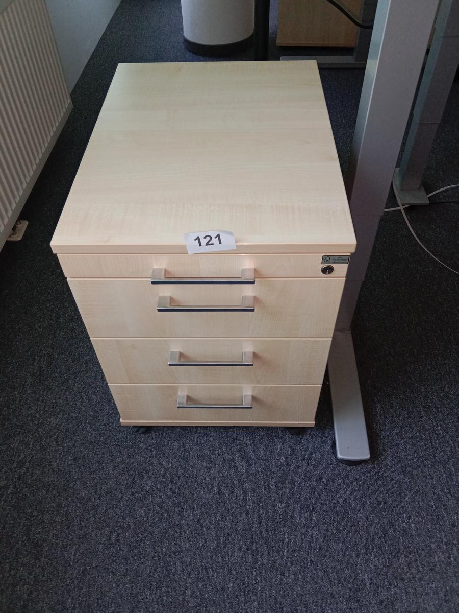 Rollcontainer ca. 44/58/60 cm mit Auszugsladen