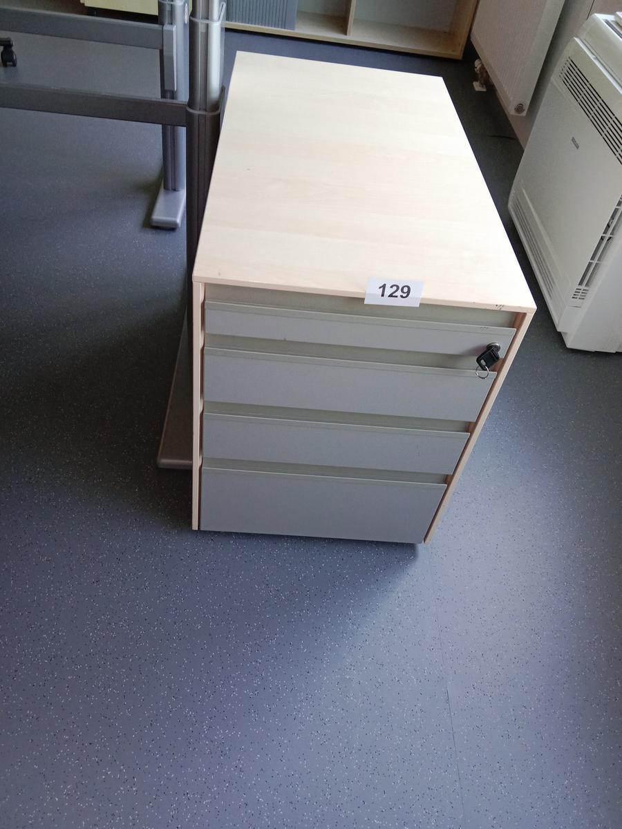 Rollcontainer ca. 44/58/60 cm mit Auszugsladen