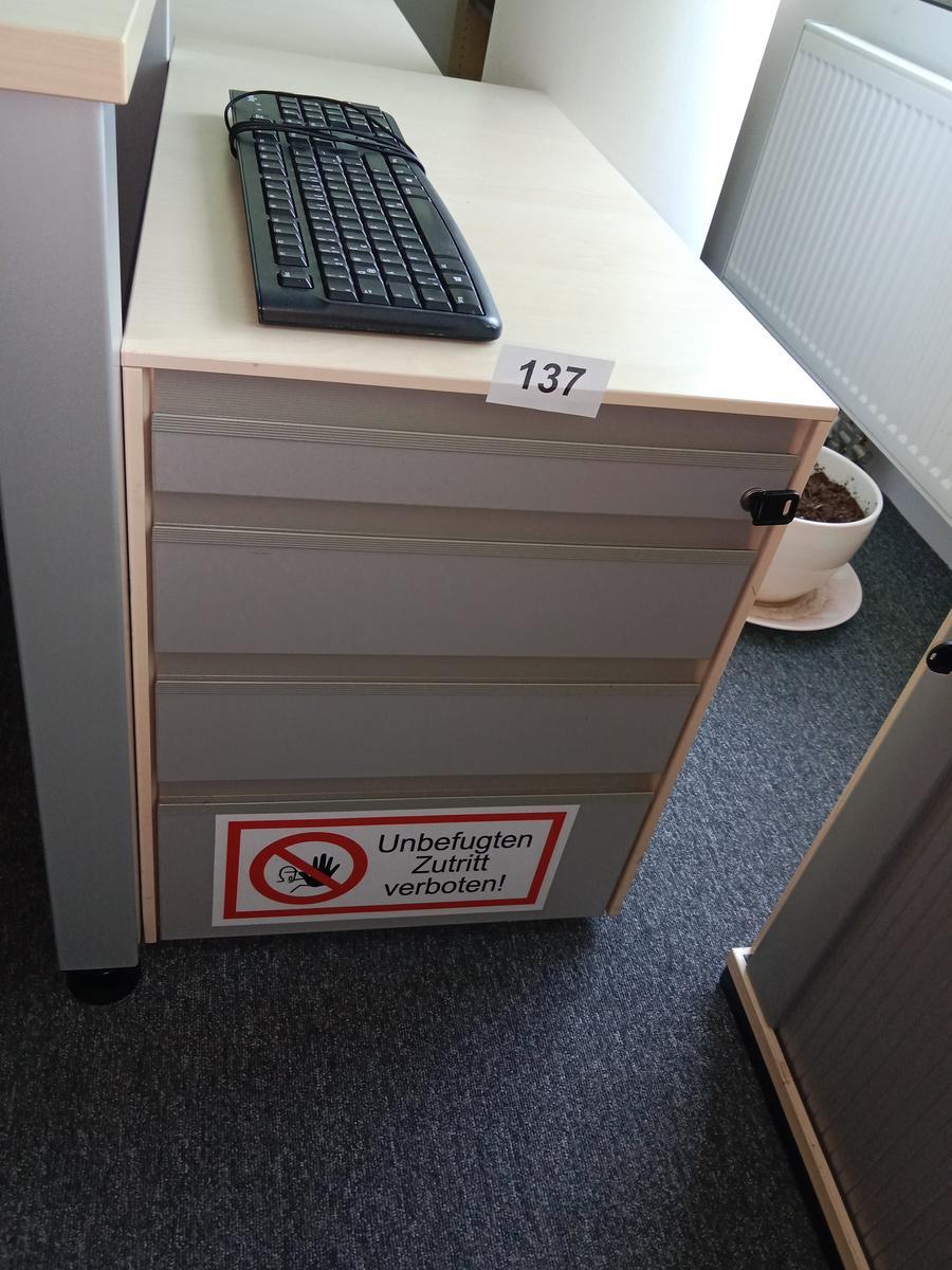 Rollcontainer ca. 44/58/60 cm mit Auszugsladen