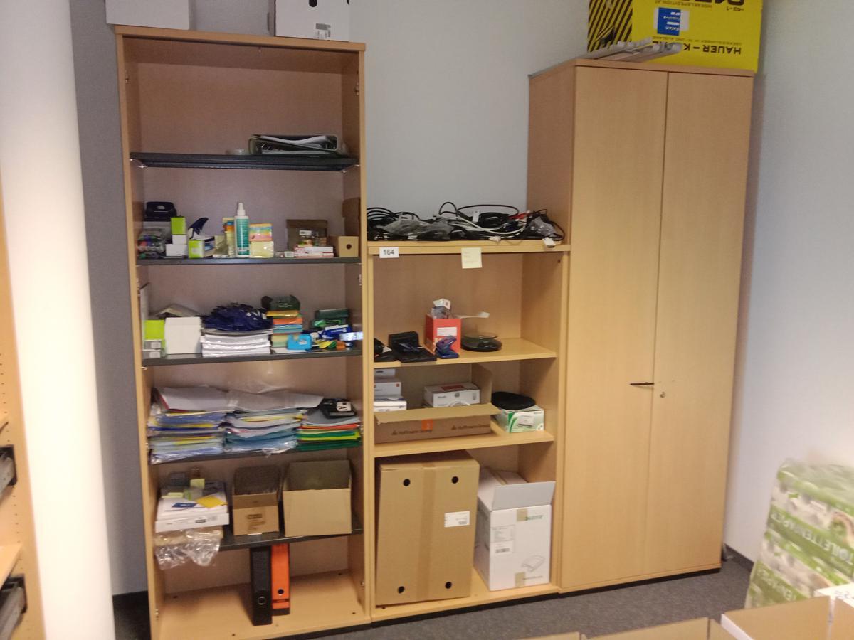 Aktenregalwand 3-teilig 240/ 218 cm ( 150  cm )