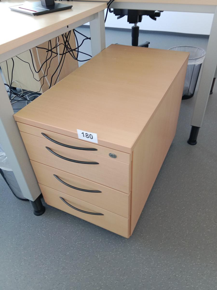 Rollcontainer ca. 44/58/60 cm mit Auszugsladen