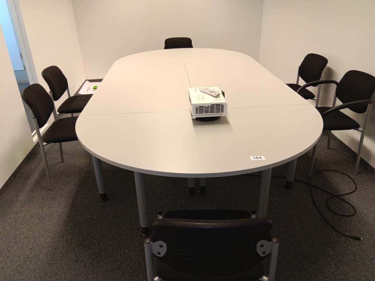 4-teilige Besprechungstischgruppe ca.320/160 cm mit 6 Besucherstühlen?d=2025-06-28 00:49:51