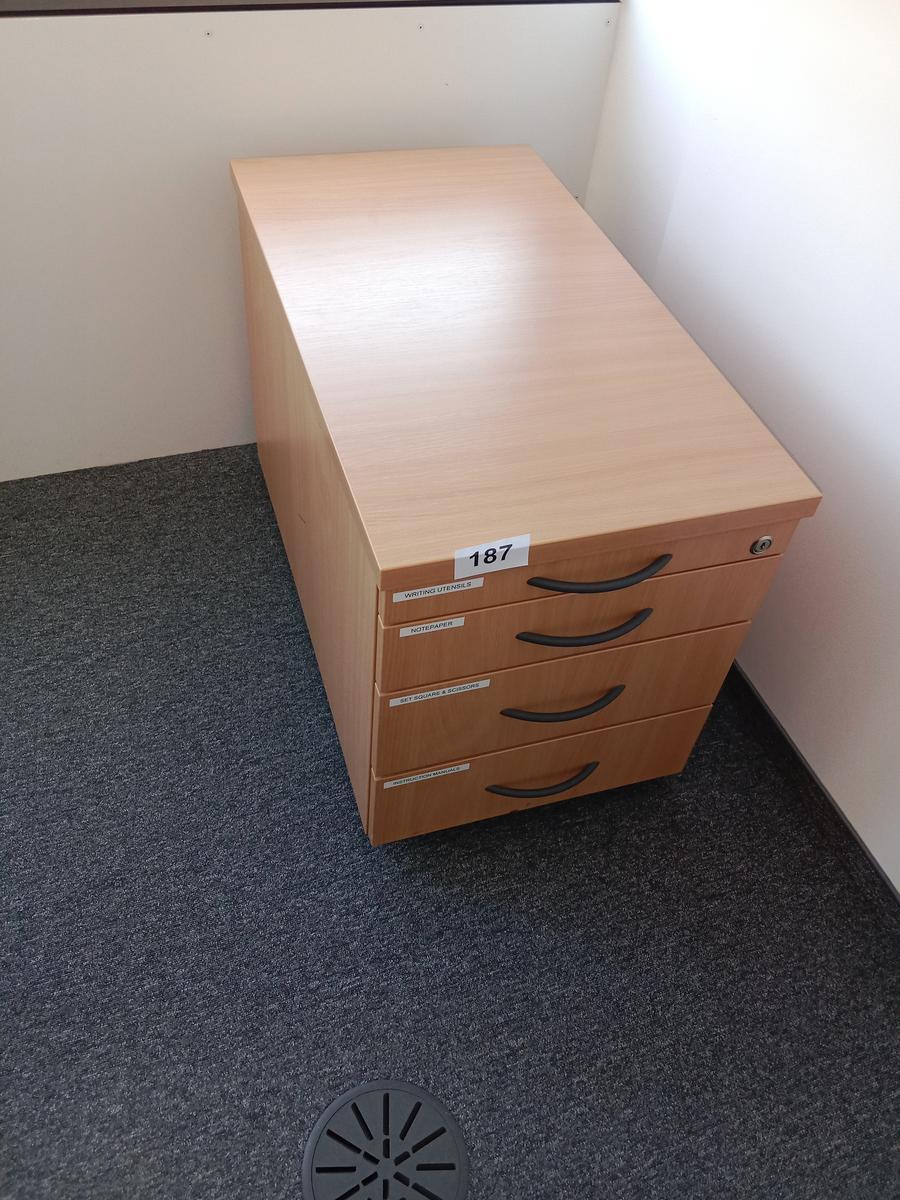 Rollcontainer 48/80/54 cm mit Auszugsladen