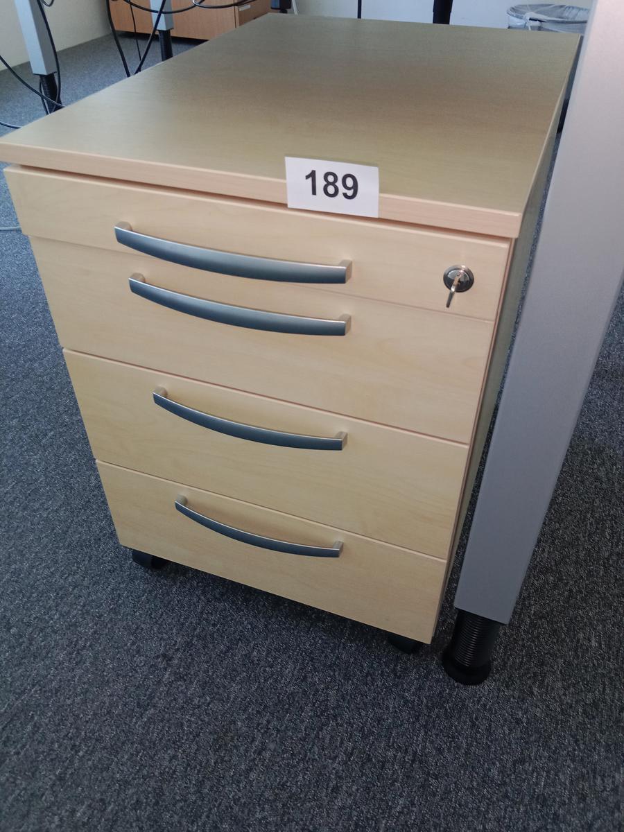 Rollcontainer ca. 44/58/60 cm mit Auszugsladen