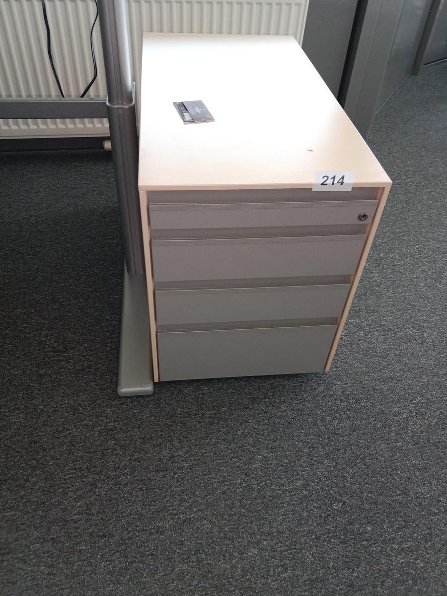 Rollcontainer ca. 44/58/60 cm mit Auszugsladen