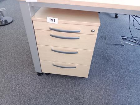 Rollcontainer ca. 44/58/60 cm mit Auszugsladen Rollcontainer ca. 44/58/60 cm mit Auszugsladen