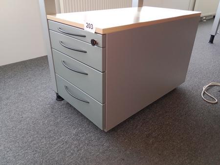 Rollcontainer ca. 44/58/60 cm mit Auszugsladen Rollcontainer ca. 44/58/60 cm mit Auszugsladen