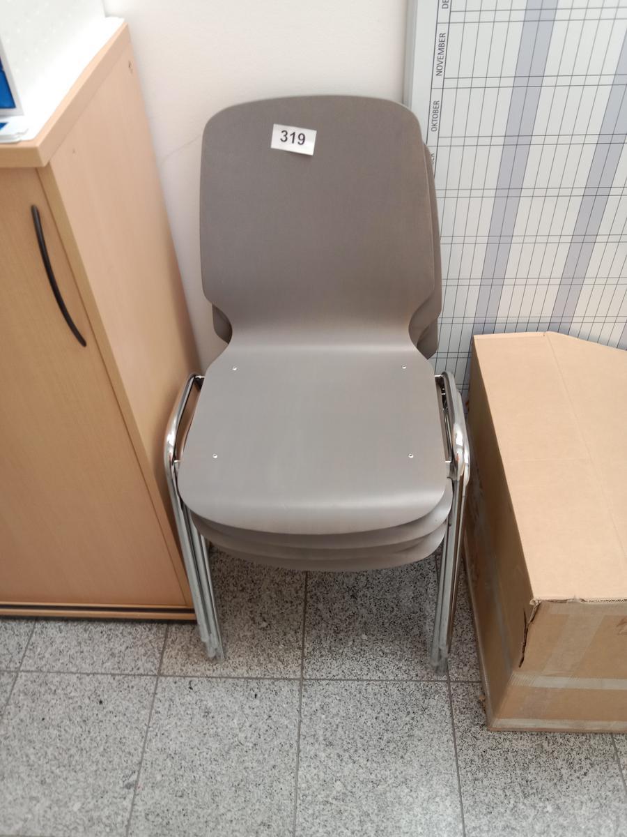 4 Stück Besucherstühle