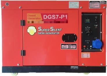 Dieselaggregat 7kW einphasig, 230V einphasig, Elektrostarter Dieselaggregat 7kW einphasig, 230V einphasig, Elektrostarter