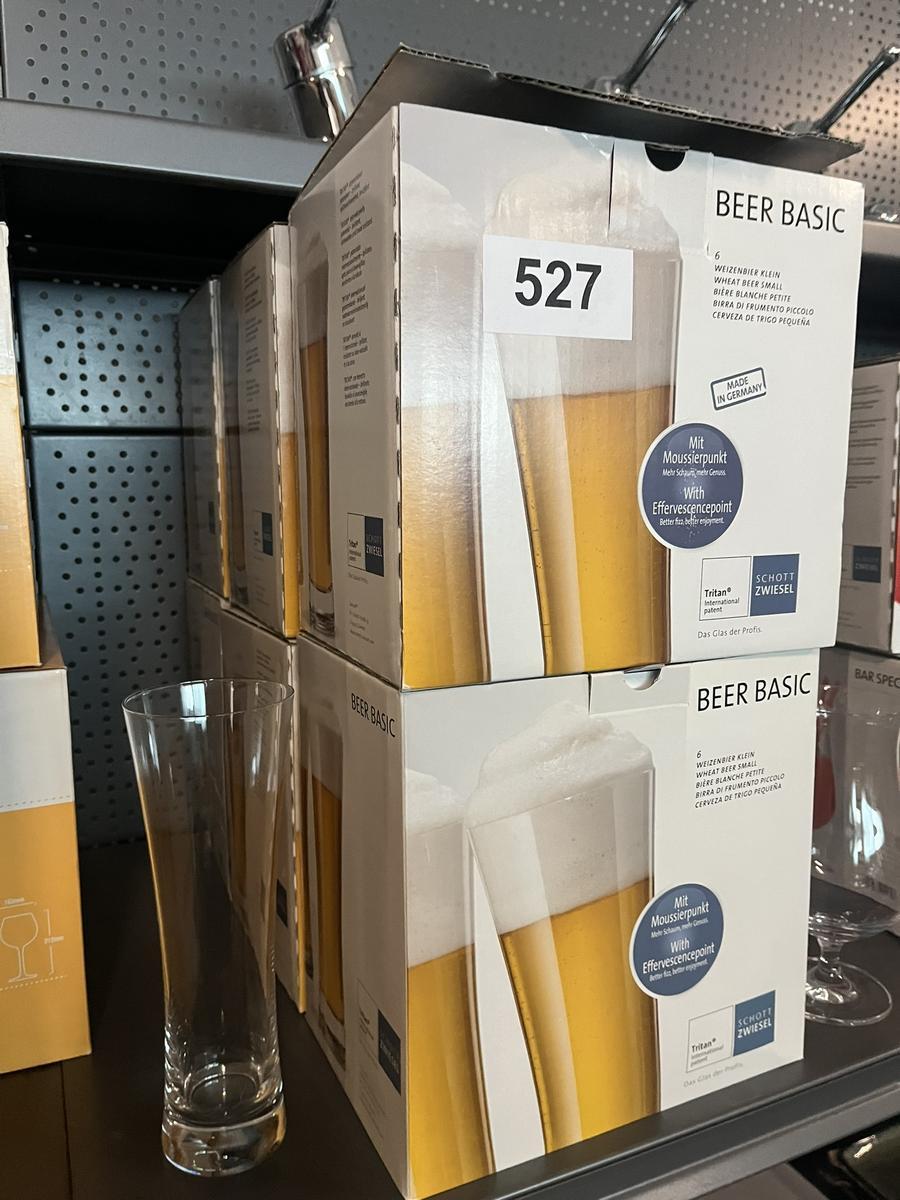 36 Stk. Schott Zwiesel Weizenbier Gläser, klein