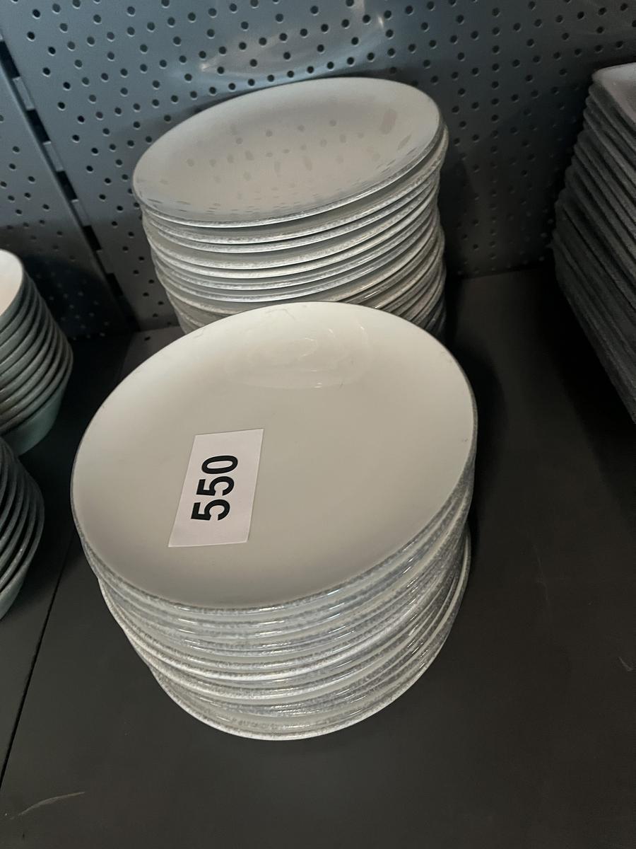 37 Stk. Teller, flach, DM 20cm