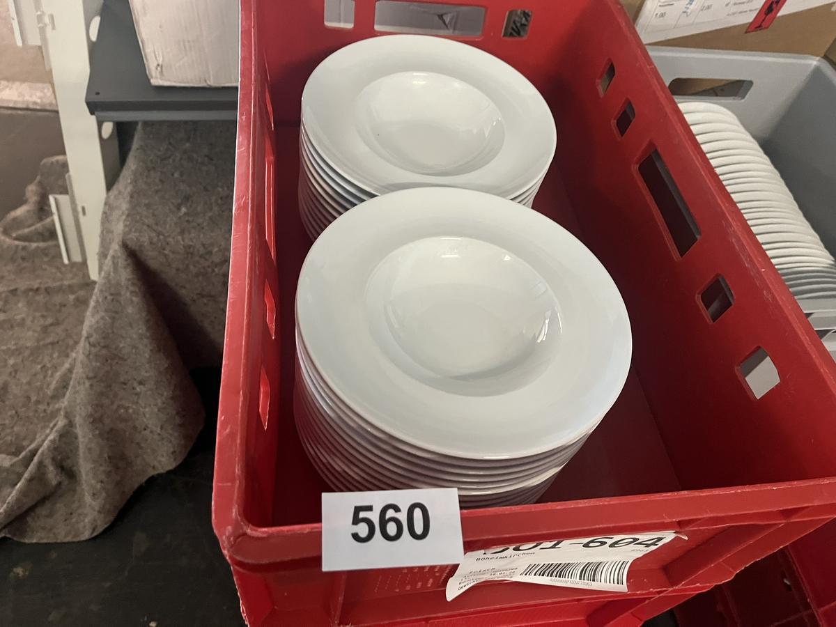 100 Stk. Teller, tief, DM 24cm
