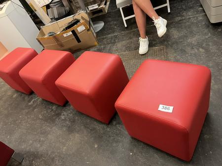 4teiliges Hocker-Set, 45x49x45cm 4teiliges Hocker-Set, 45x49x45cm