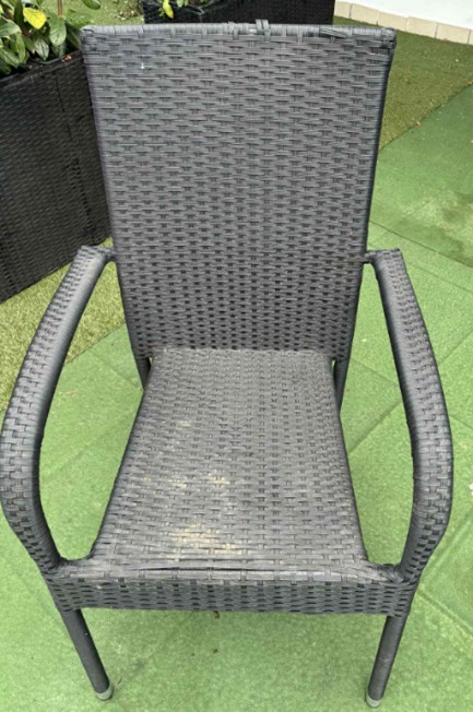 4 Stk. Rattan Stühle