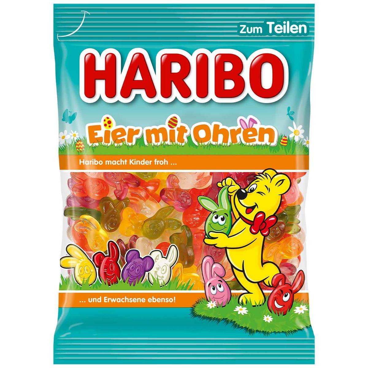 34 Stück Haribo Eier mit Ohren 200g mit MHD 12/2025