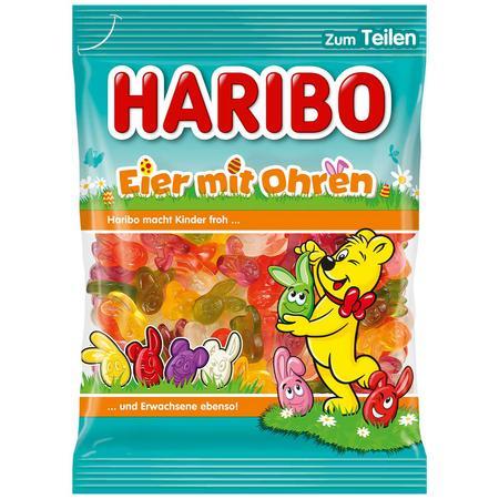 34 Stück Haribo Eier mit Ohren 200g mit MHD 12/2025 34 Stück Haribo Eier mit Ohren 200g mit MHD 12/2025