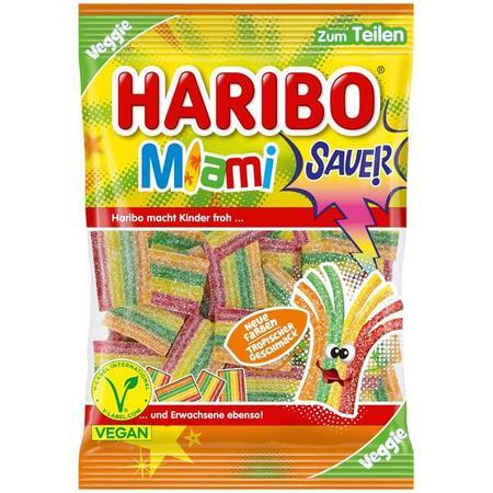 142 Stück Haribo Miami Sauer 160g mit MHD 01/2026 142 Stück Haribo Miami Sauer 160g mit MHD 01/2026