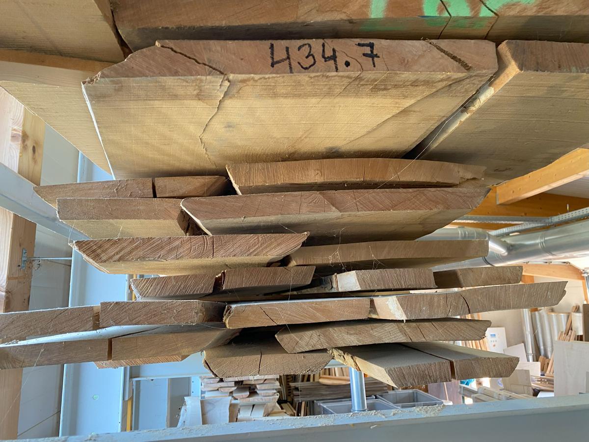 Regalinhalt: 22 Stk. Ahornhölzer 300 cm -30er