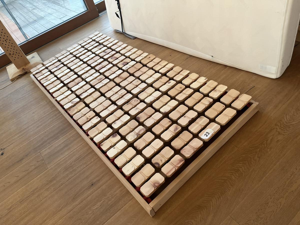 Zirben Lattenrost mit Tempur Cloud Matratze 200 x 90 cm