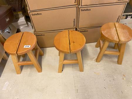 3 Stk. Hocker 3 Stk. Hocker