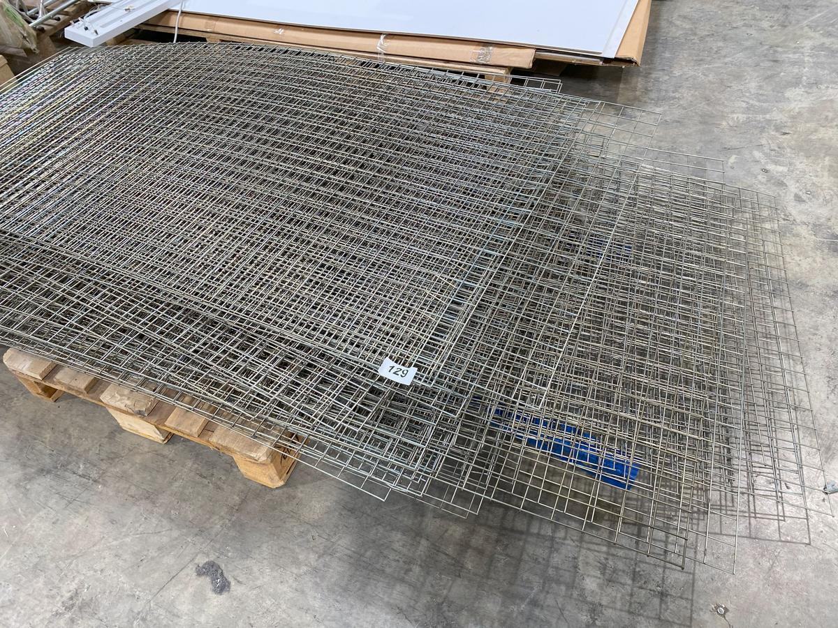 40 Stück verzinkte Gitter ca. 216/100 cm