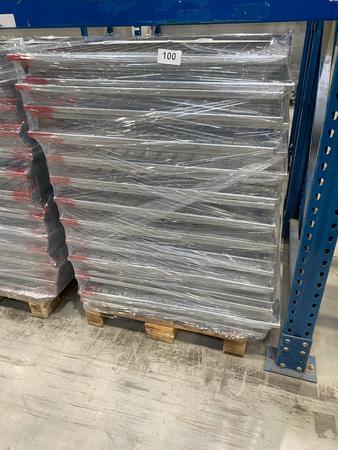 25 Stück Gitterrost-Einlagen für Palettenregale 88/109/7 cm 25 Stück Gitterrost-Einlagen für Palettenregale 88/109/7 cm
