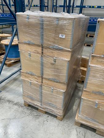 12 Stück Sperrholz-Verpackungskisten mit Deckel ca.40/60/48 cm 12 Stück Sperrholz-Verpackungskisten mit Deckel ca.40/60/48 cm