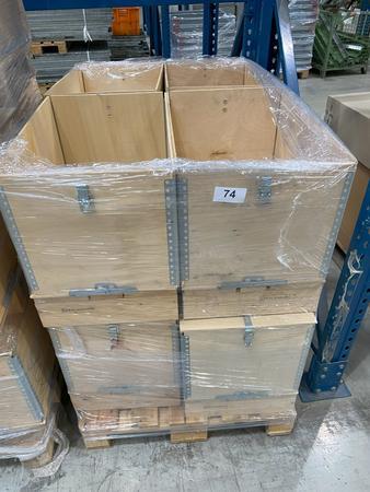 8 Stück Sperrholz-Verpackungskisten ohne Deckel ca.40/60/48 cm 8 Stück Sperrholz-Verpackungskisten ohne Deckel ca.40/60/48 cm