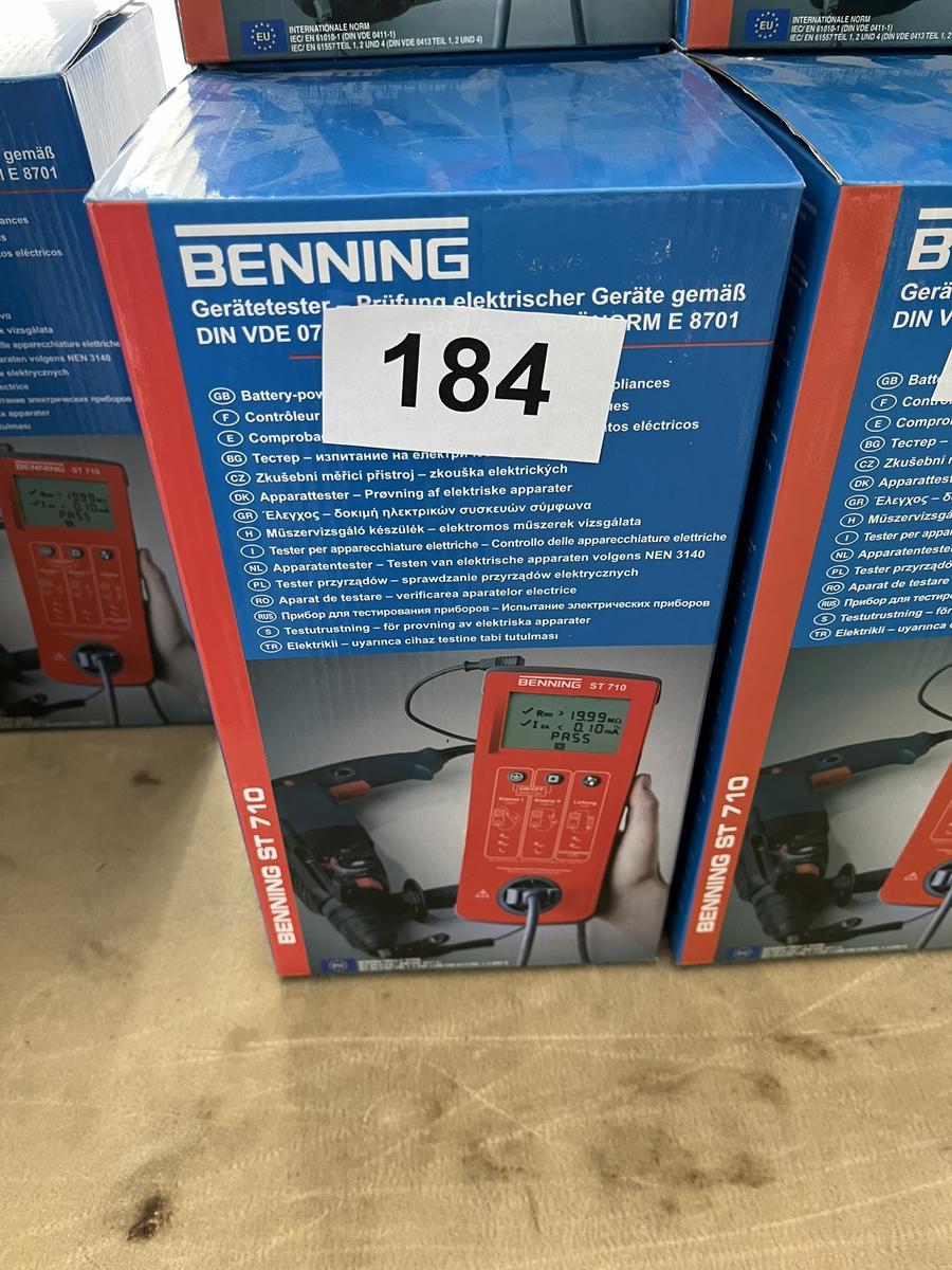 BENNING Gerätetester Fabriksneu ST710