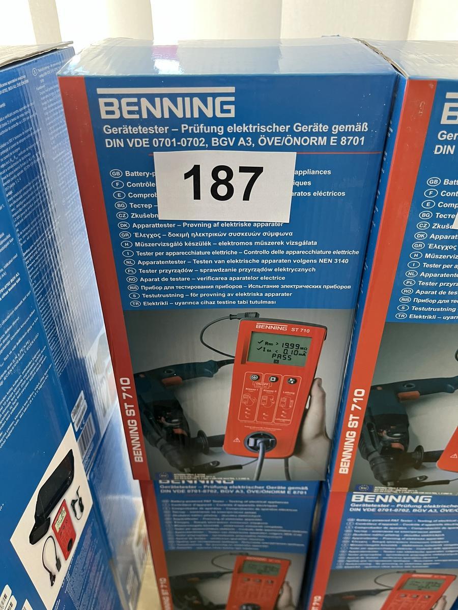 BENNING Gerätetester Fabriksneu ST710