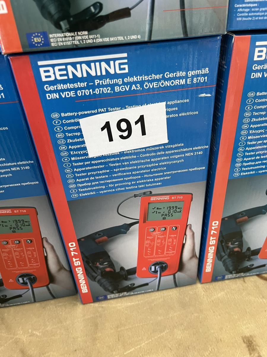 BENNING Gerätetester Fabriksneu ST710