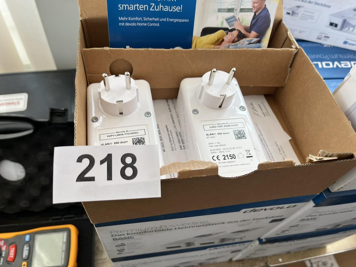 DEWOLO DLAN550 Duo Heimnetzwerk und Steckdose Basic