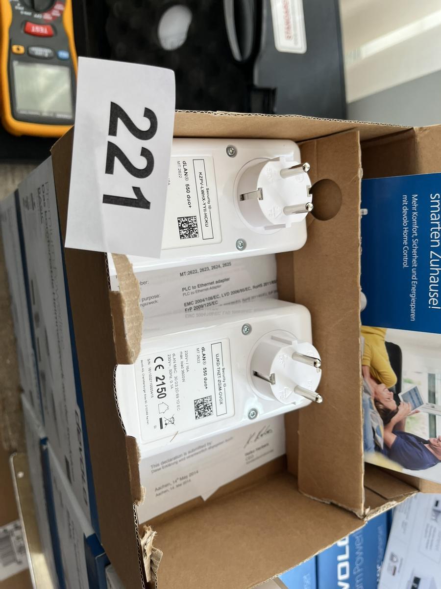 DEWOLO DLAN550 Duo Heimnetzwerk und Steckdose Basic