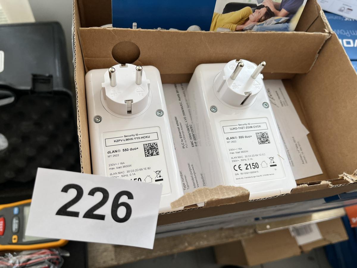 DEWOLO DLAN550 Duo Heimnetzwerk und Steckdose Basic