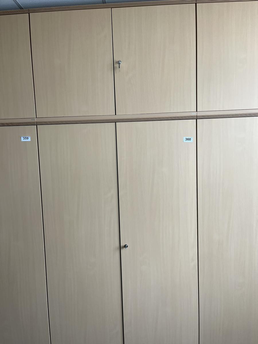 Bene Aktenschrankmodul 2-teilig 120 x 46 x 193 cm sowie 80 x 43 x 120 cm