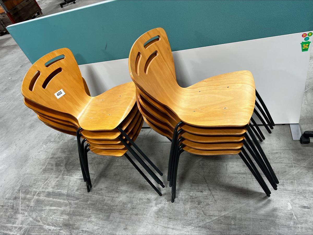 10 Stk. Stapelstühle