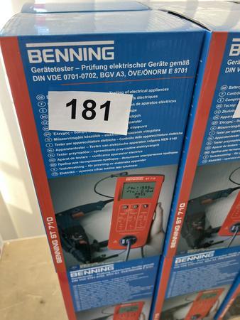 BENNING Gerätetester Fabriksneu ST710 BENNING Gerätetester Fabriksneu ST710