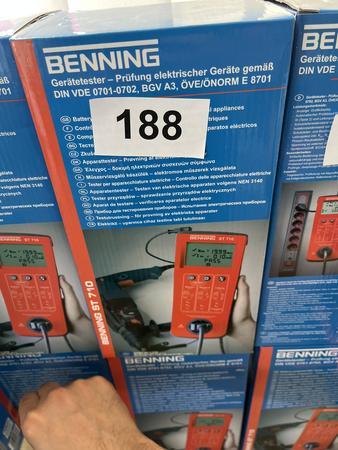 BENNING Gerätetester Fabriksneu ST710 BENNING Gerätetester Fabriksneu ST710
