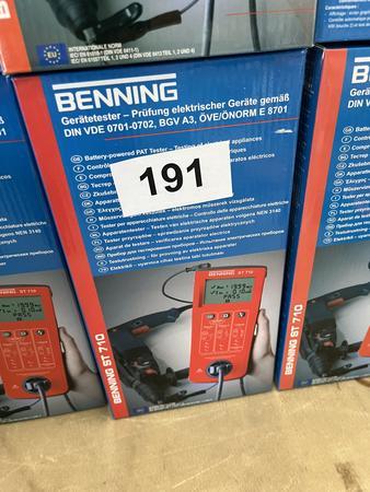 BENNING Gerätetester Fabriksneu ST710 BENNING Gerätetester Fabriksneu ST710