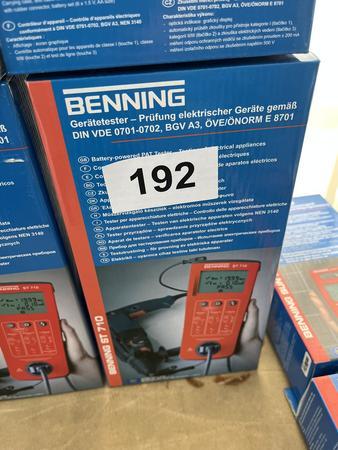 BENNING Gerätetester Fabriksneu ST710 BENNING Gerätetester Fabriksneu ST710
