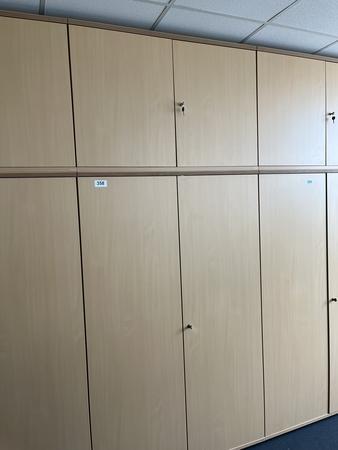 Bene Aktenschrankmodul 2-teilig 120 x 46 x 193 cm sowie 80 x 43 x 120 cm Bene Aktenschrankmodul 2-teilig 120 x 46 x 193 cm sowie 80 x 43 x 120 cm