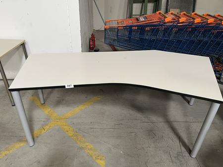 Schreibtisch geschwungen 208 x 100 x 80 cm Schreibtisch geschwungen 208 x 100 x 80 cm