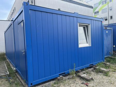 CONTAINEX 3-fach BÜROCONTAINERANLAGE mit Küche und Klimagerät, Elektroinstallation, PVC Boden, Koppelsatz - optional mit Pos.1.1 - 1.9 CONTAINEX 3-fach BÜROCONTAINERANLAGE mit Küche und Klimagerät, Elektroinstallation, PVC Boden, Koppelsatz - optional mit Pos.1.1 - 1.9