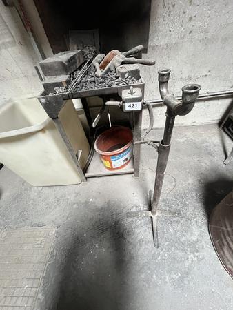 Schmiedeofen mit Abzug - kpl.Schmiedewerkzeug Schmiedeofen mit Abzug - kpl.Schmiedewerkzeug